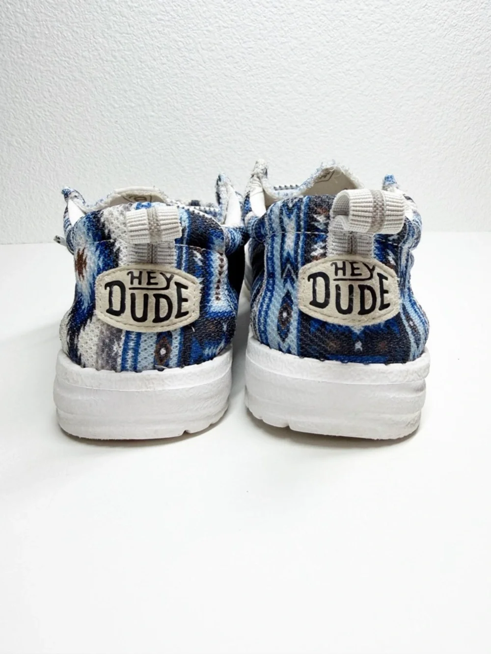 Hey Dude Wally Aztec Western Print Sneakers